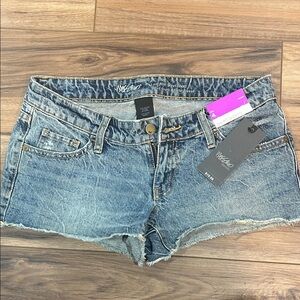 Wax Jean Blue Denim Women's Shorts